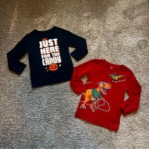CARTERS HALLOWEEN AND CHRISTMAS TEE BUNDLE